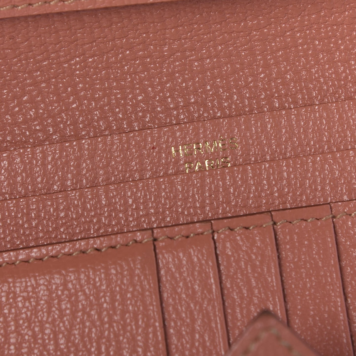 Chevre Mysore Bearn Compact Wallet Crevette