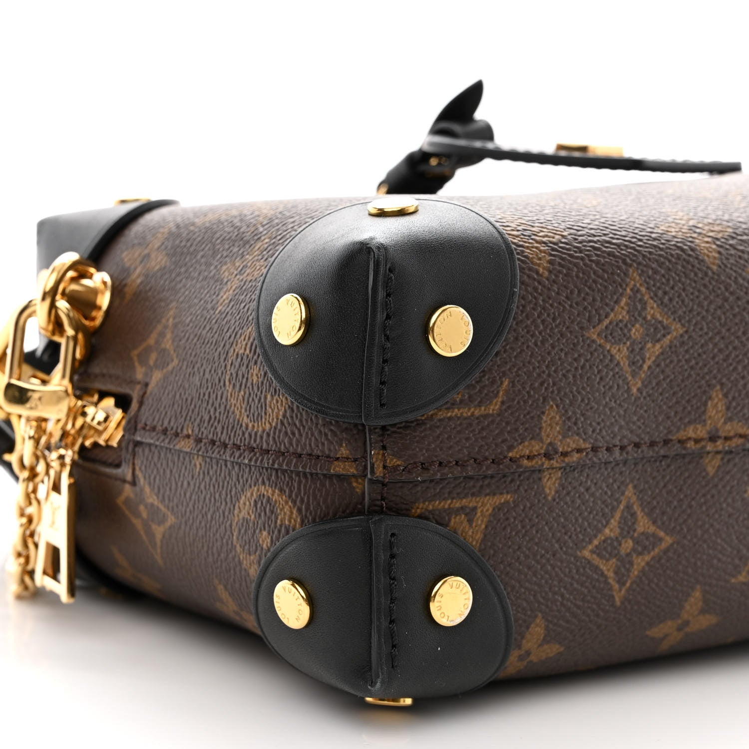 Louis Vuitton Monogram Petite Malle Souple Black 9 of 10