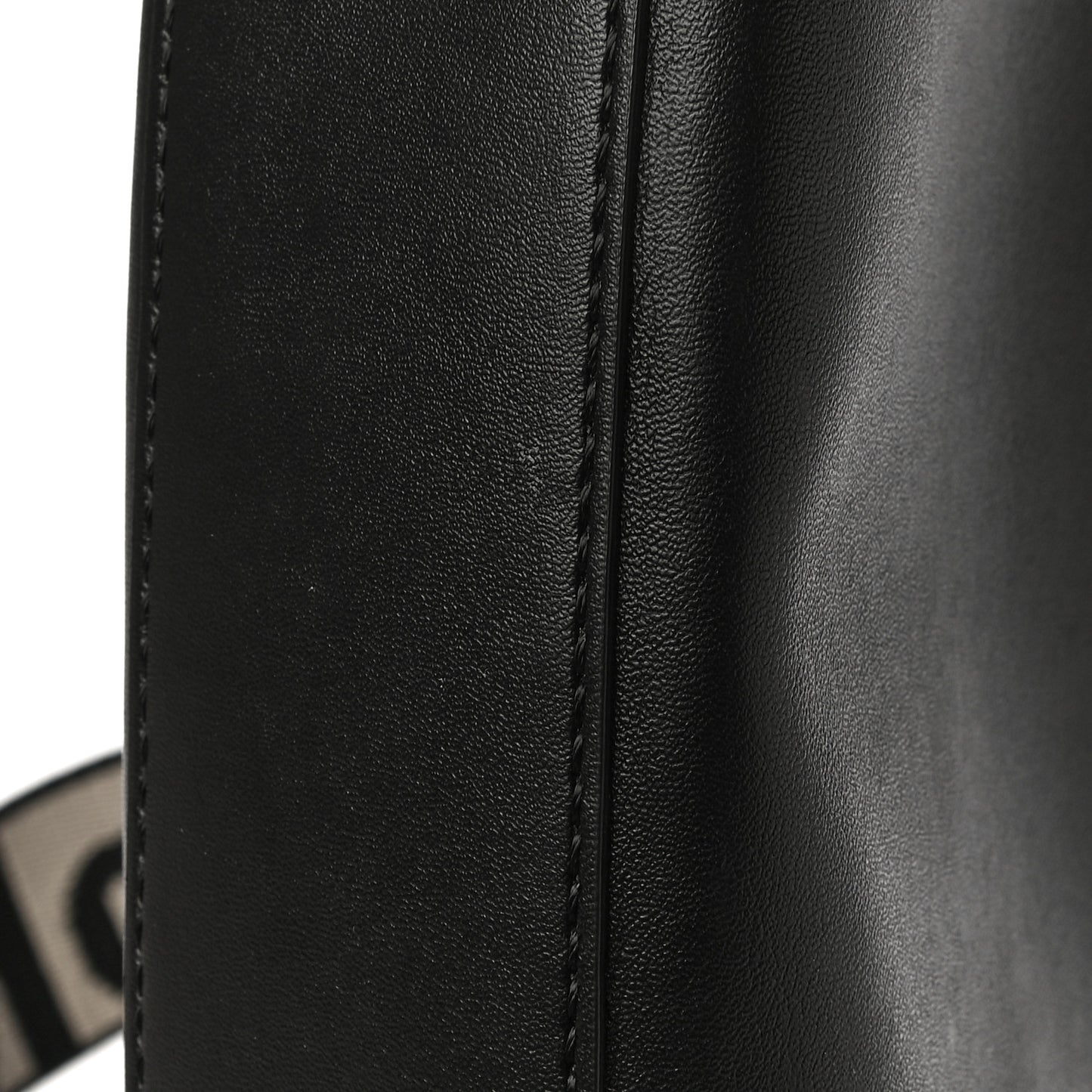 Eco Alter Nappa Perforated Logo Mini Bag Black