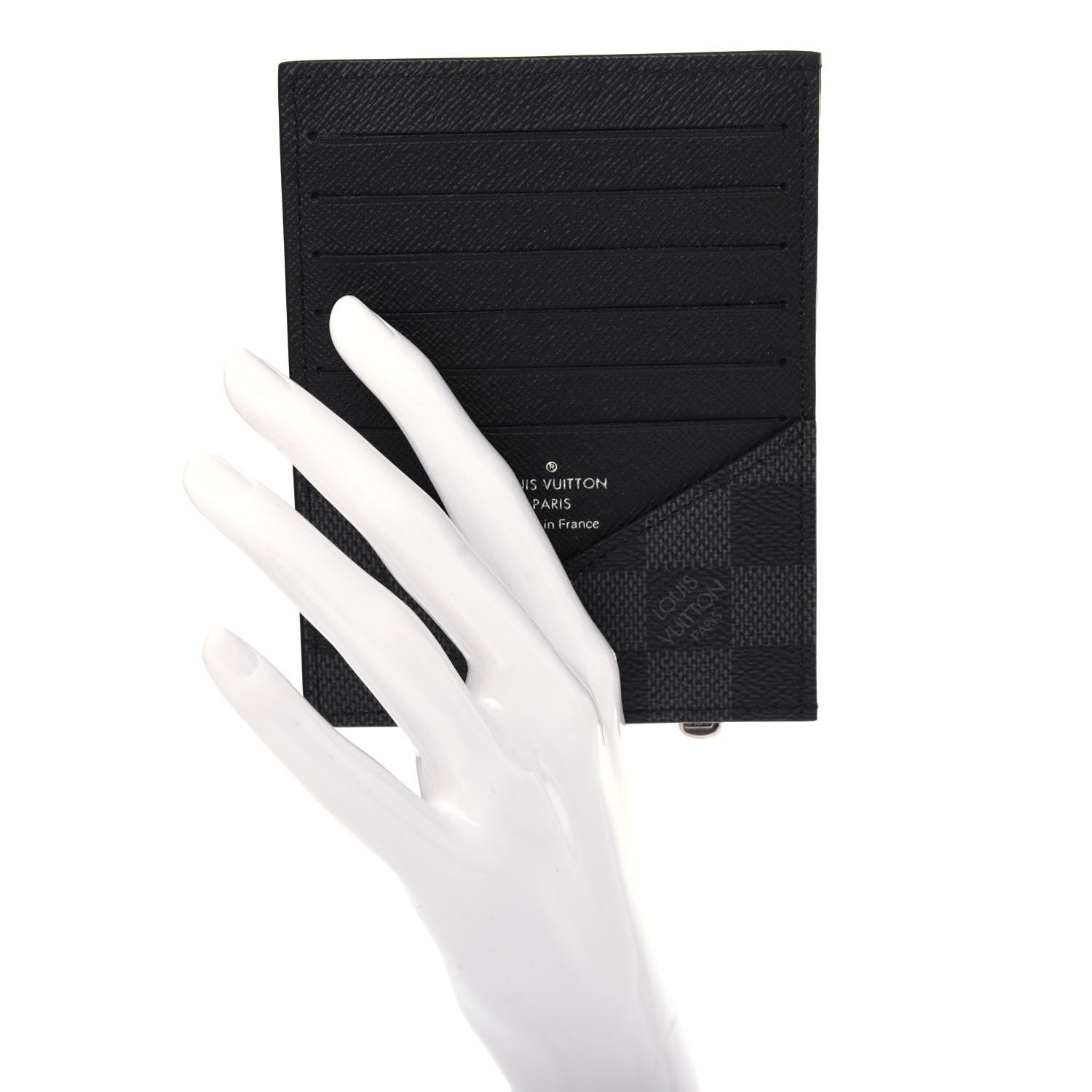 Louis Vuitton Damier Graphite Zipped ID Card Holder 2 of 6