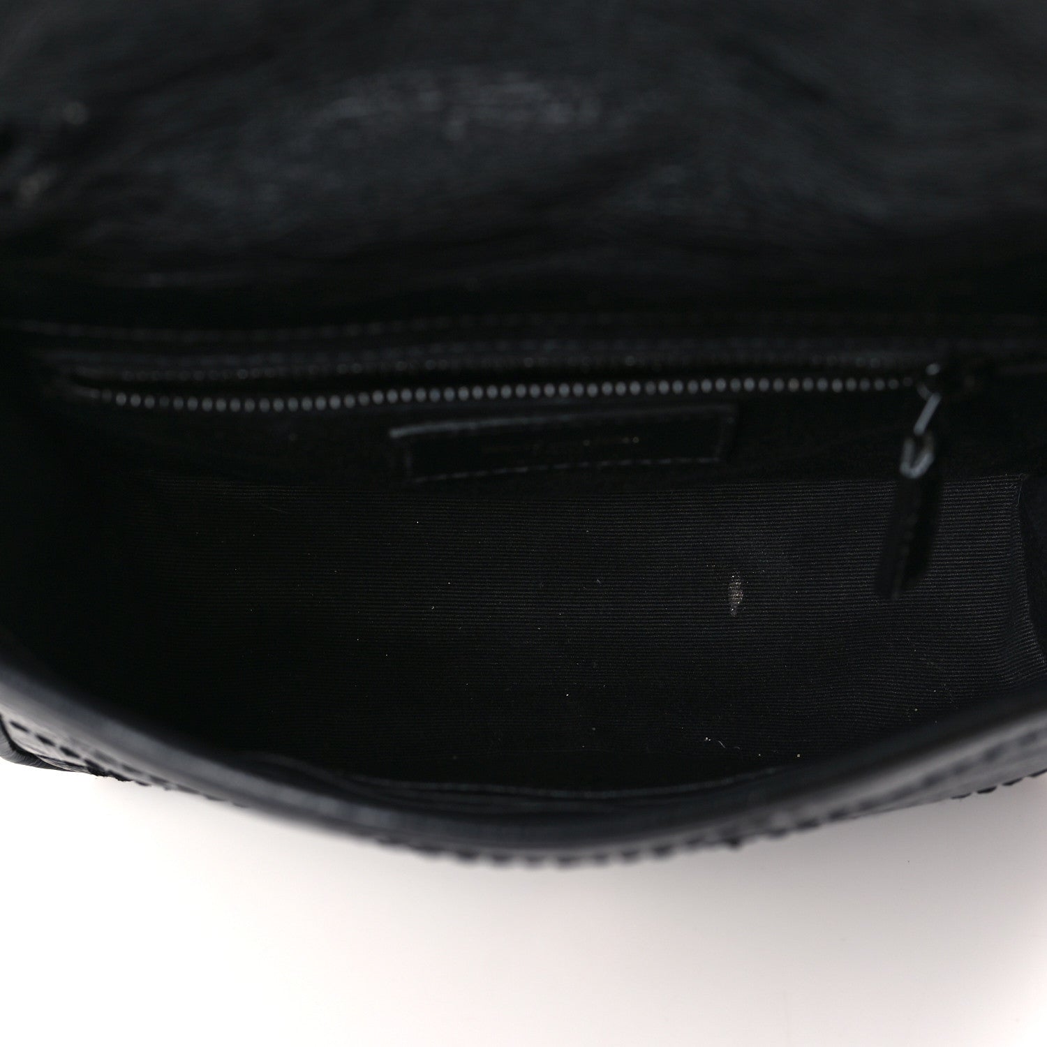Saint Laurent Crinkled Calfskin Matelasse Monogram Niki Chain Wallet Black 5 of 9