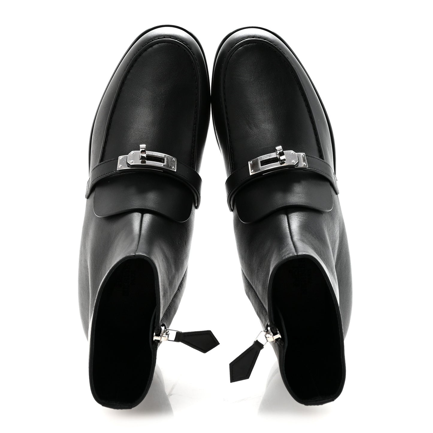 Calfskin Kelsey Ankle Boots 38.5 Black