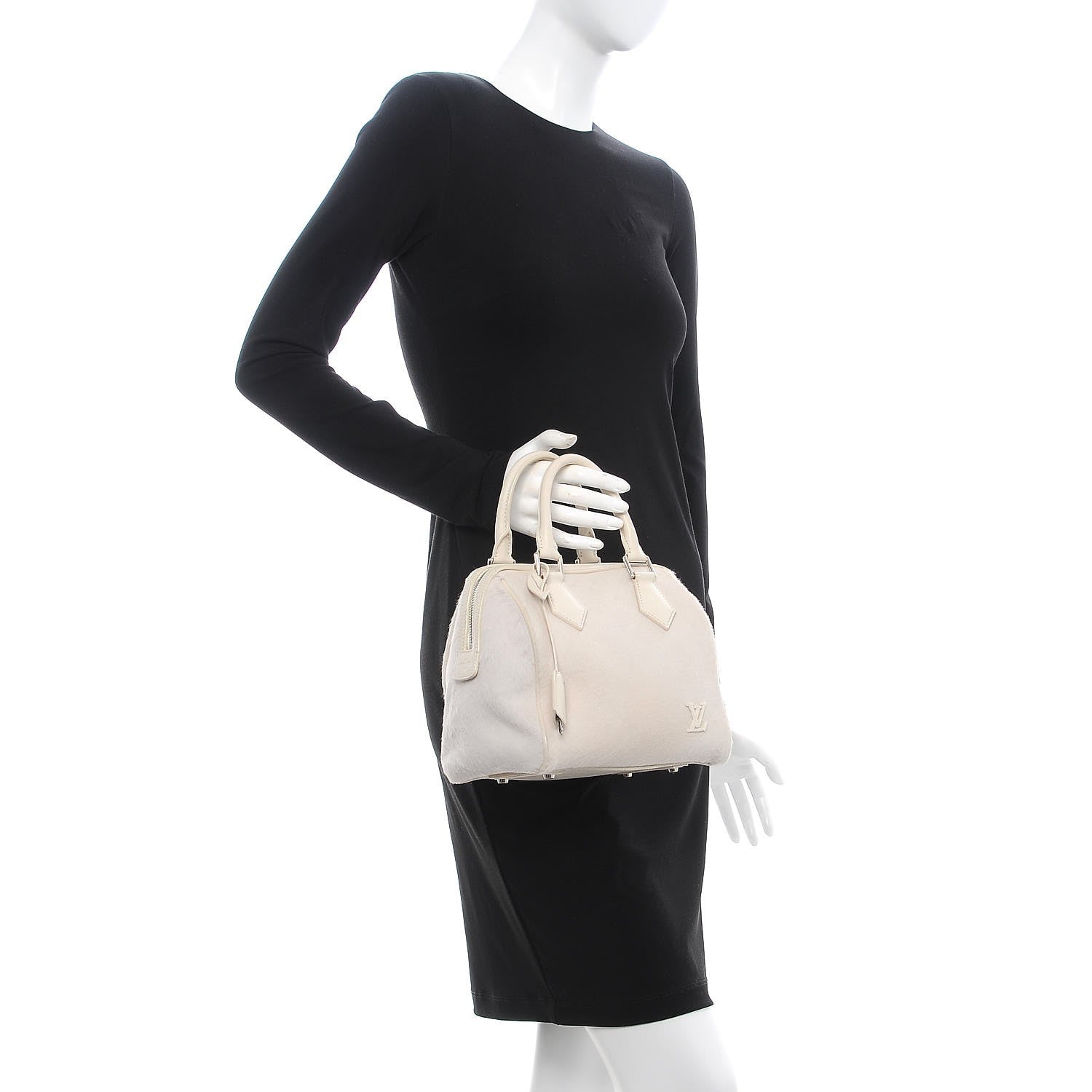 Louis Vuitton Pony Hair Speedy Cube Ivory 2 of 9