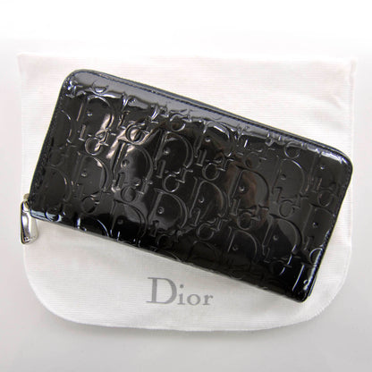 Christian Dior Patent Ultimate Zip Around Wallet 6 of 9