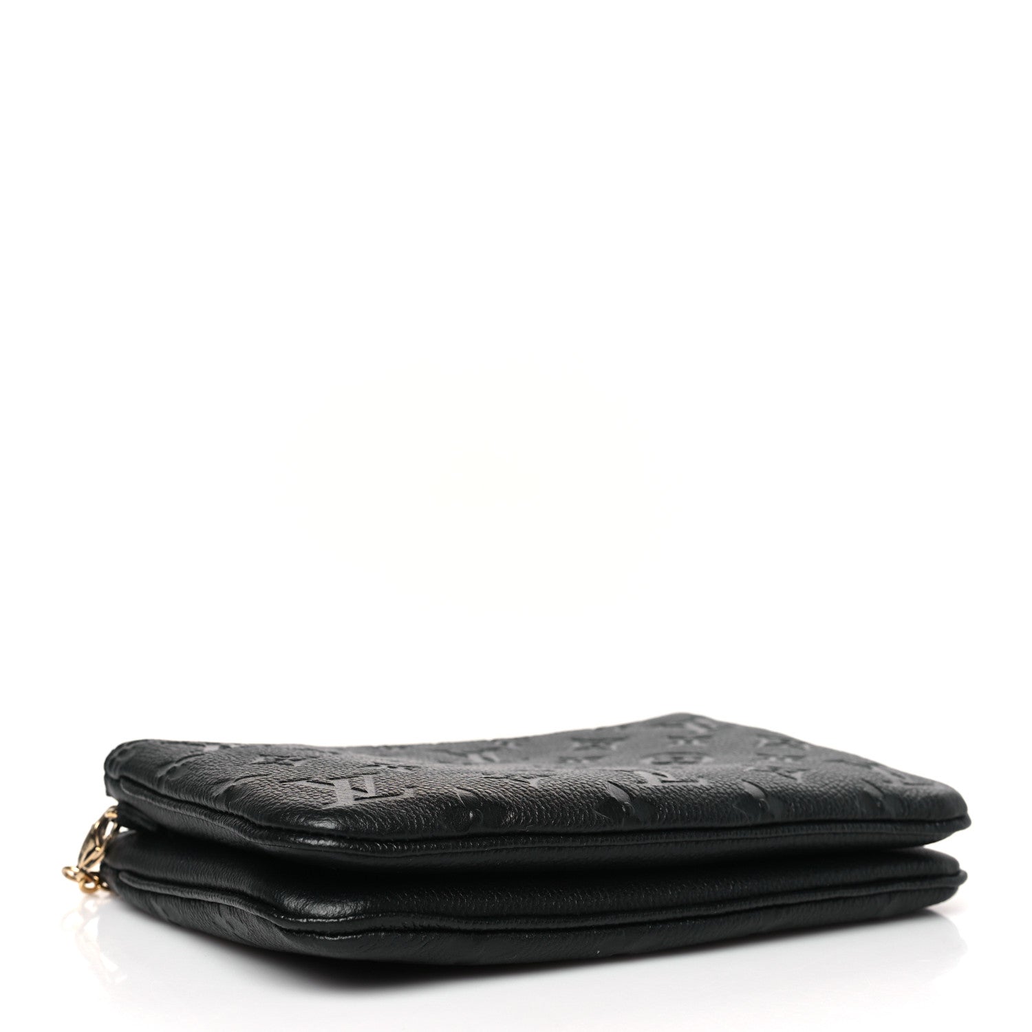 Louis Vuitton Empreinte Double Zip Pochette Black 4 of 9
