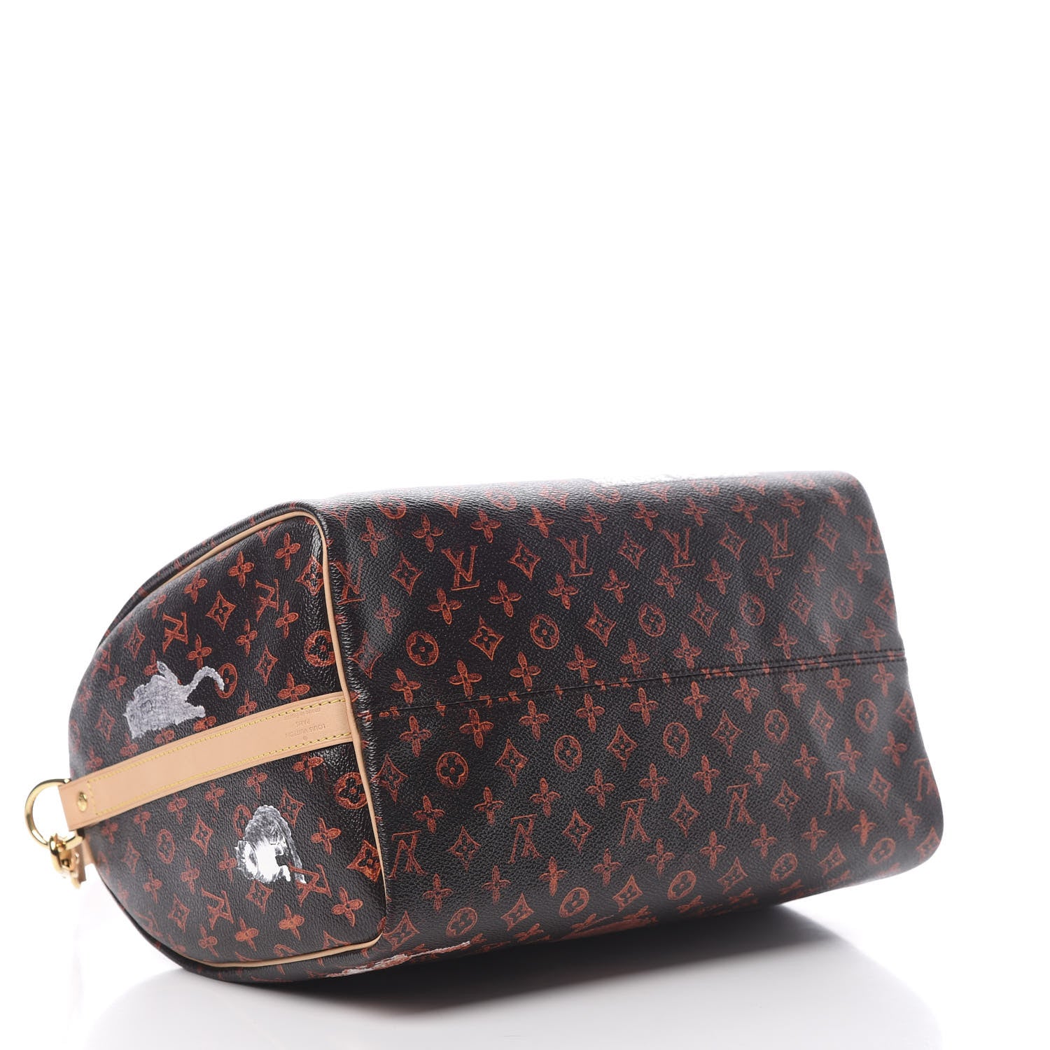 Louis Vuitton Catogram Speedy Bandouliere 30 Marron 5 of 12