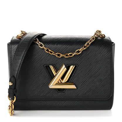 Louis Vuitton Epi Twist Shoulder Bag MM Black 1 of 10