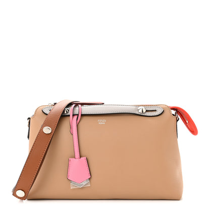Fendi Vitello Dolce 5 Color Medium By The Way Boston Bag Cuoio Multicolor 1 of 11