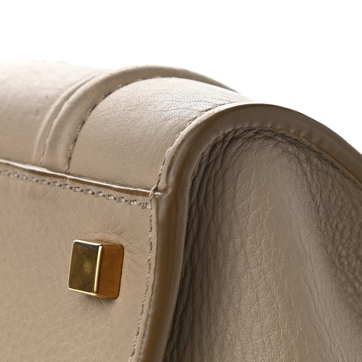 Celine Supple Calfskin Medium Phantom Luggage Beige 9 of 14