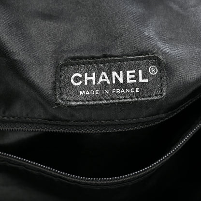 Chanel Canvas Coco Print Tote Black Multi 6 of 10