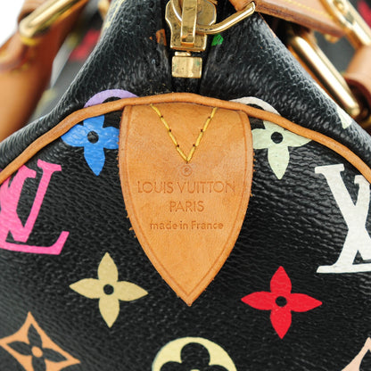 Louis Vuitton Monogram Multicolor Speedy 30 Black 6 of 7