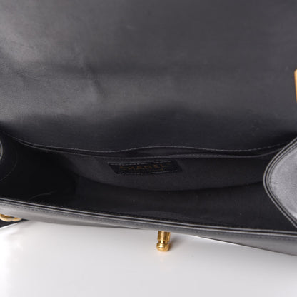 Chanel Lambskin Quilted Medium Boy Flap Black 5 of 8