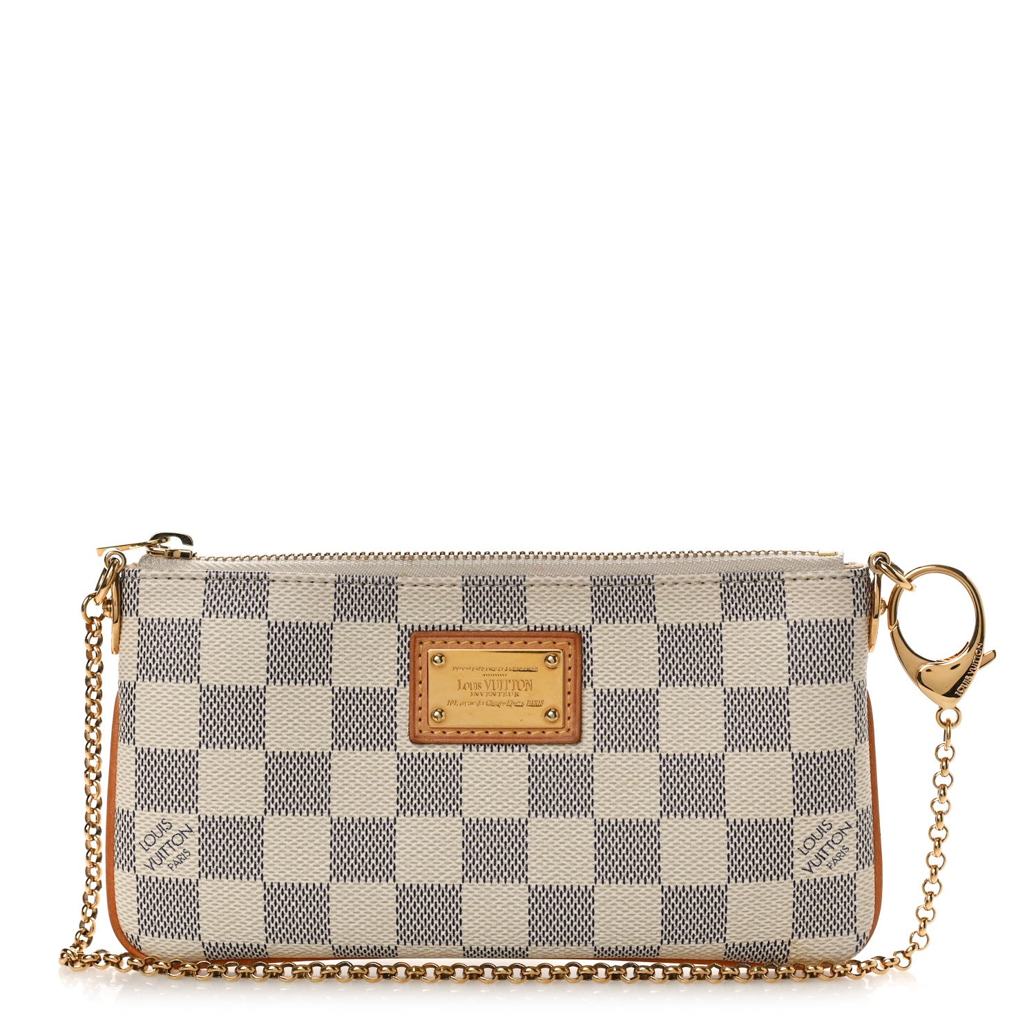 Louis Vuitton Damier Azur Pochette Milla MM 1 of 12