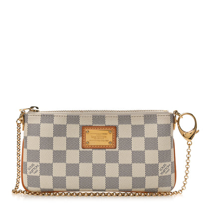 Louis Vuitton Damier Azur Pochette Milla MM 1 of 12