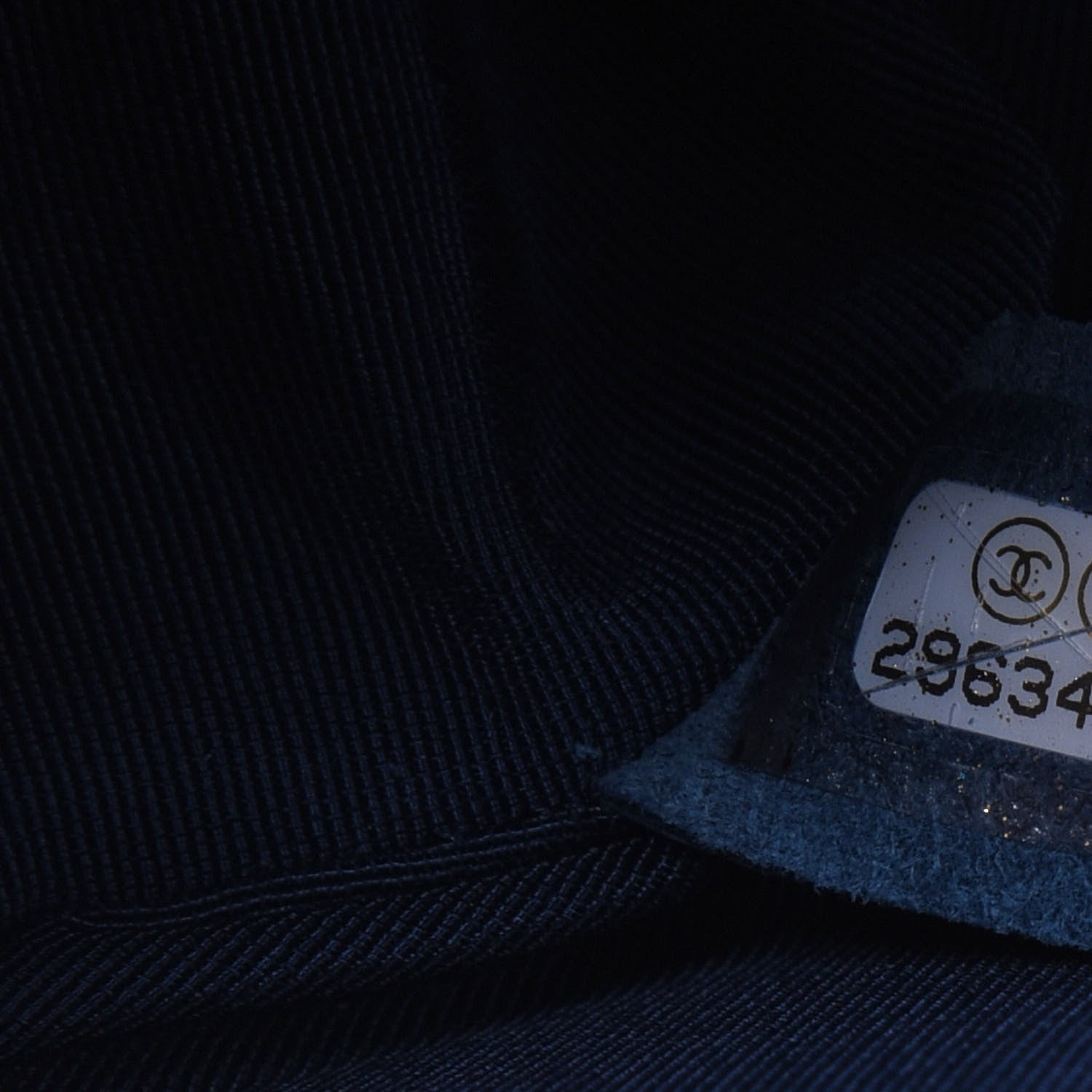Chanel Velvet Quilted Medium Boy Flap Dark Blue 7 of 11