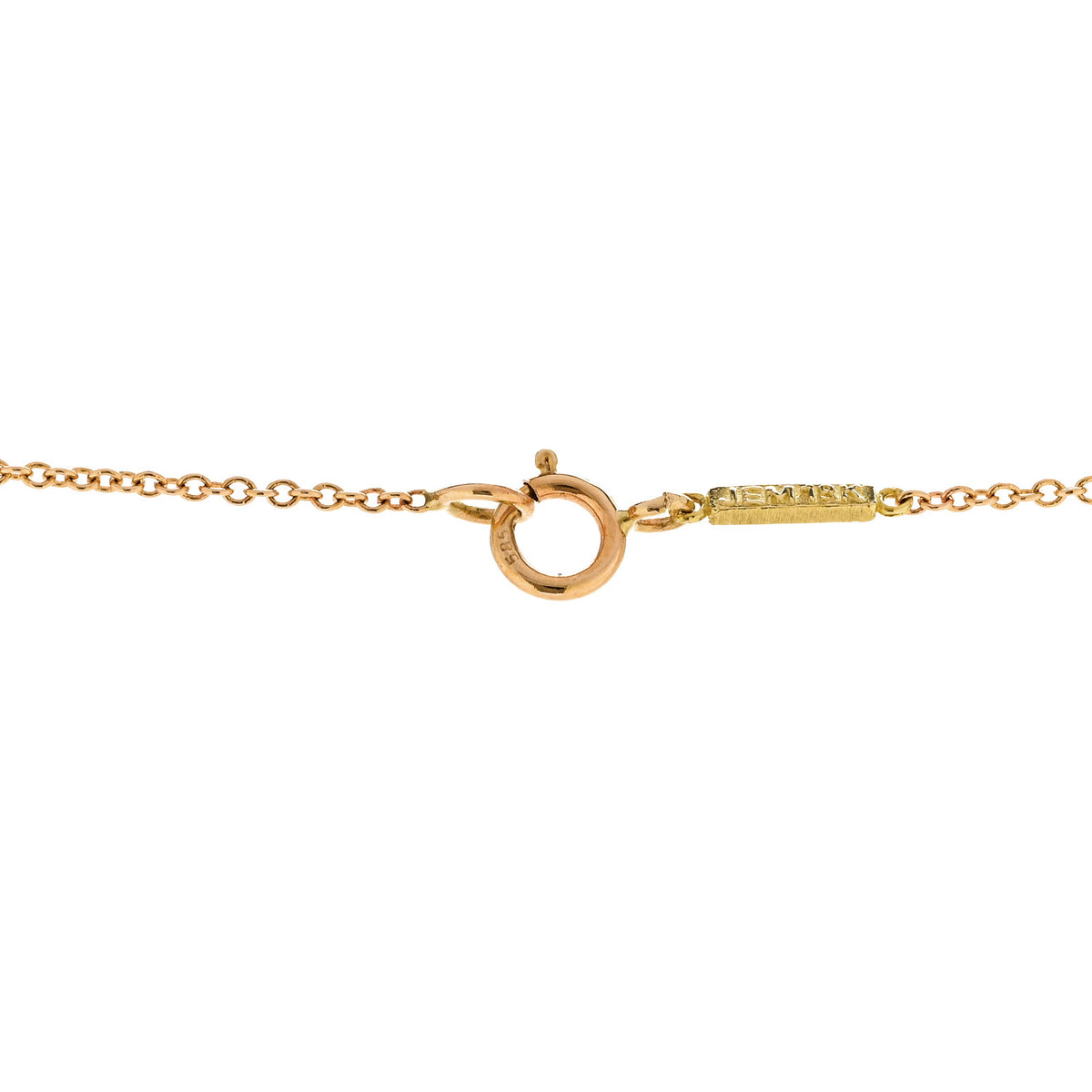 18K Yellow Gold Lapis Lazuli Bar Pendant Necklace