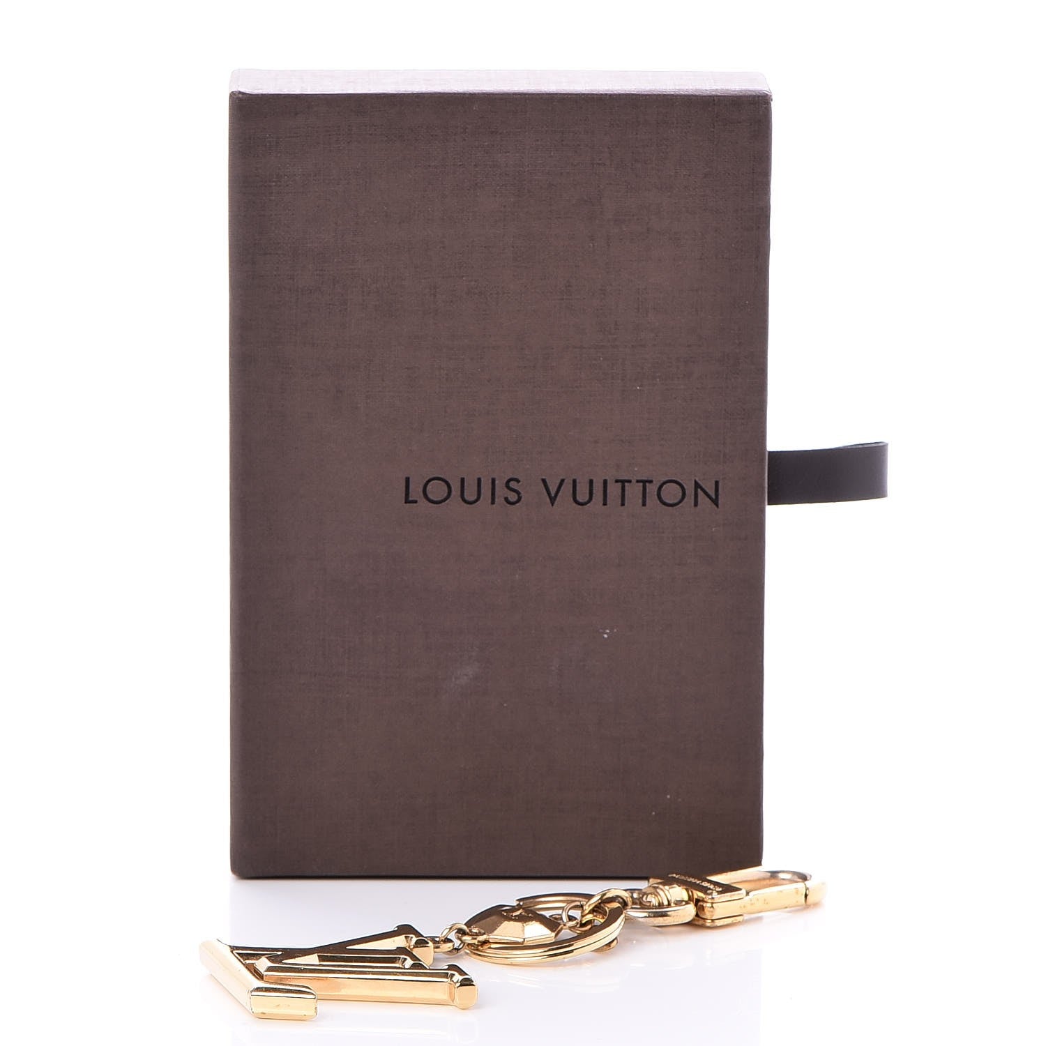 Louis Vuitton LV Facettes Bag Charm Key Holder Gold 7 of 8