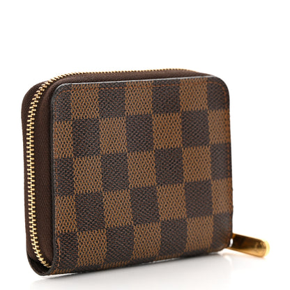 Louis Vuitton Damier Ebene Zippy Coin Purse 3 of 9