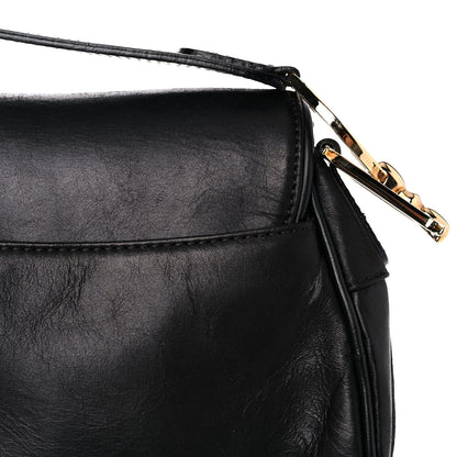 Christian Dior Calfskin Saddle Bag Black 15 of 24