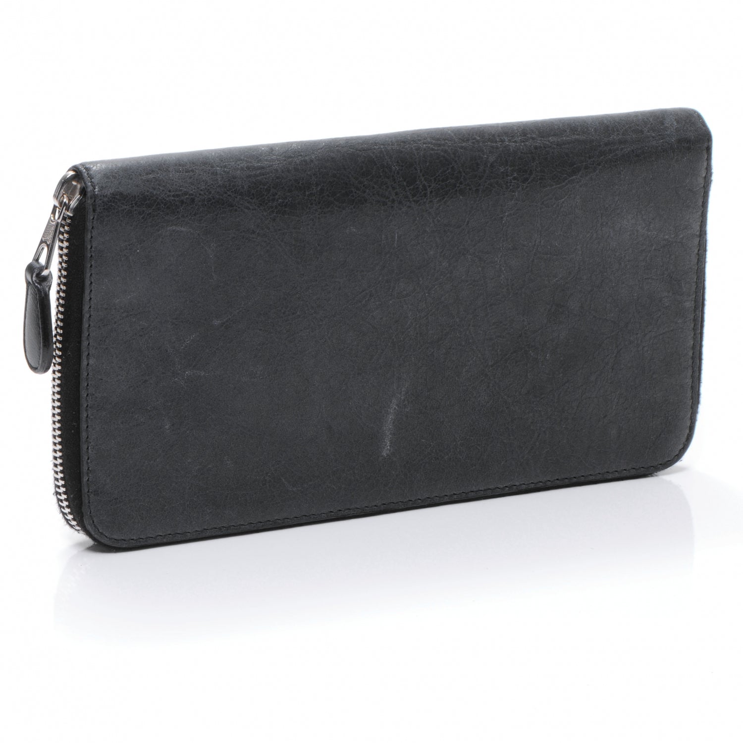 Balenciaga Agneau Compagnon Wallet GSH Anthracite 3 of 7