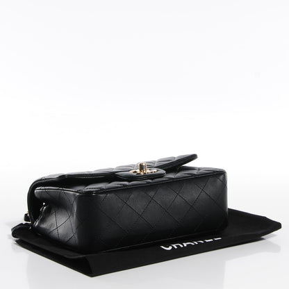 Chanel Lambskin Quilted Mini Rectangular Flap Black 4 of 9