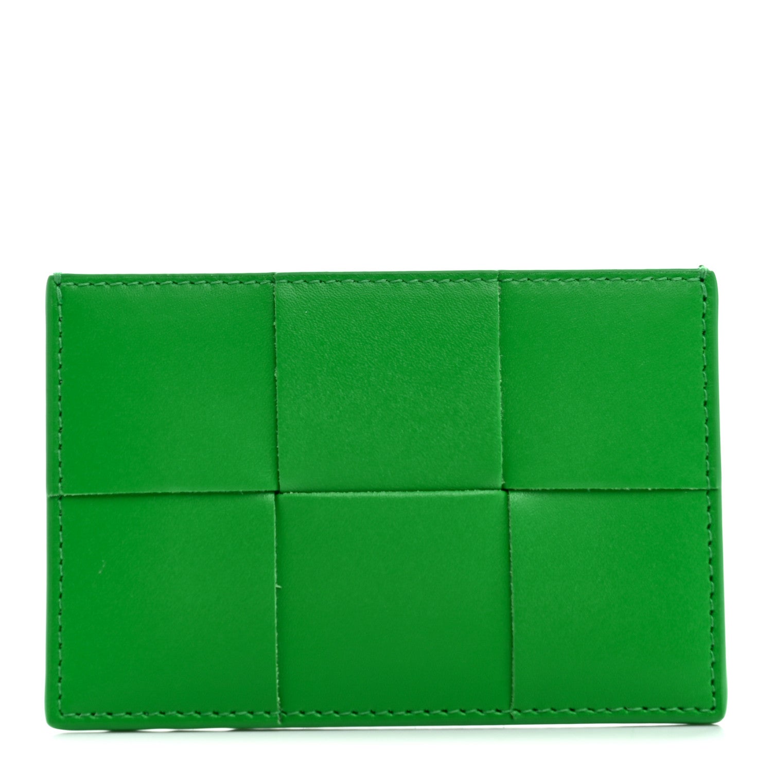 Bottega Veneta Nappa Intreccio Cassette Credit Card Holder Parakeet 1 of 6