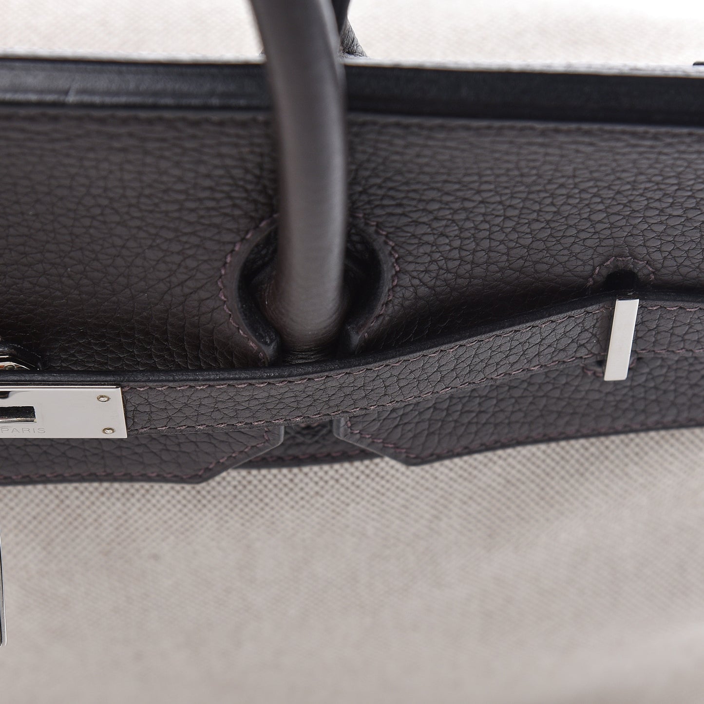 Toile Togo Birkin 40 Chocolate