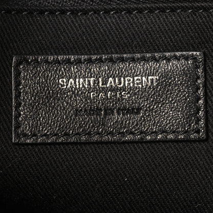 Saint Laurent Grained Calfskin Small Supple Sac De Jour Duffle Black 6 of 10