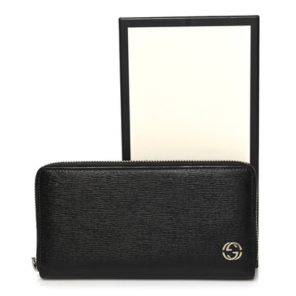 Gucci Calfskin GG Zip Around Wallet Black 13 of 13