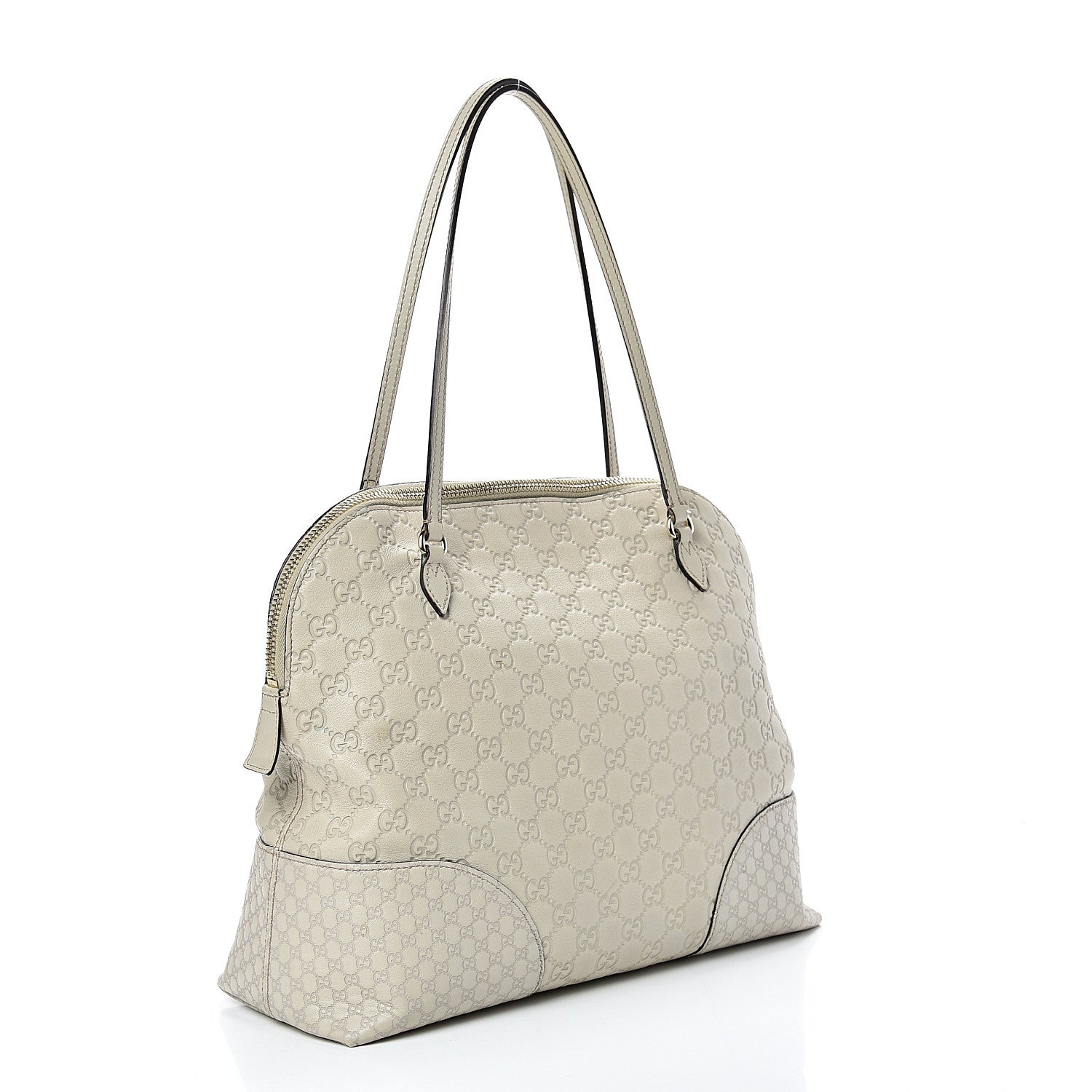 Gucci Guccissima Medium Bree Shoulder Bag Off White 2 of 15
