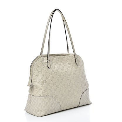 Gucci Guccissima Medium Bree Shoulder Bag Off White 2 of 15