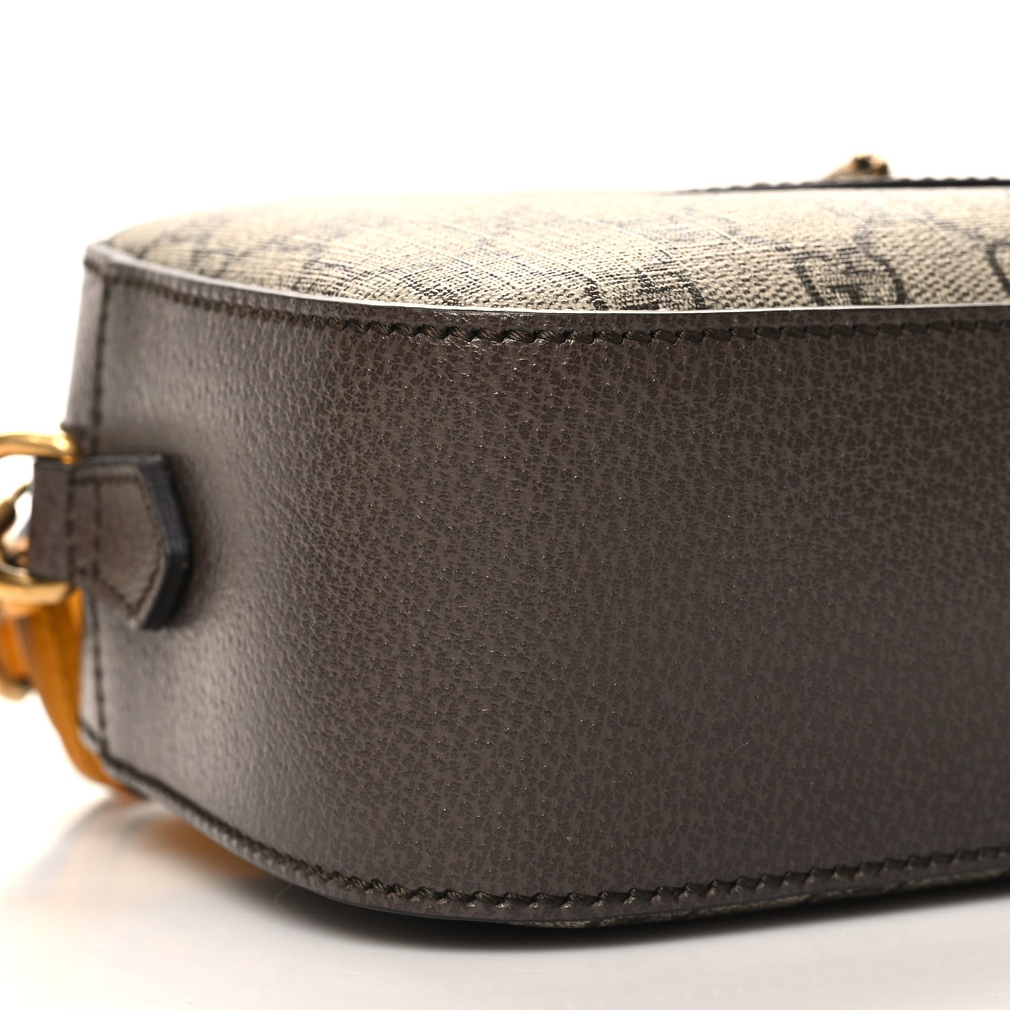 GG Supreme Monogram Web Neo Vintage Shoulder Bag Beige New Acero Crop