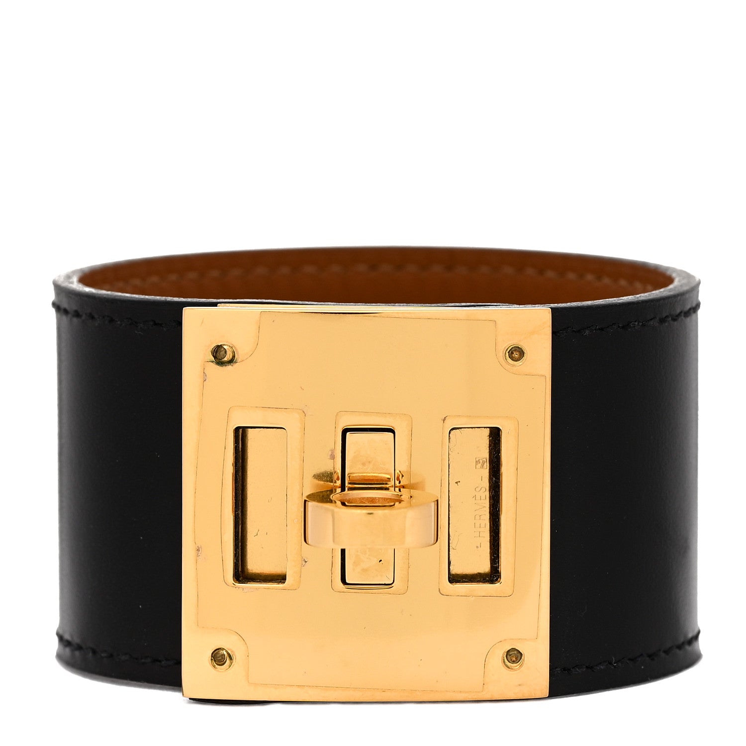 Hermes Box Kelly Dog Bracelet Black 1 of 4