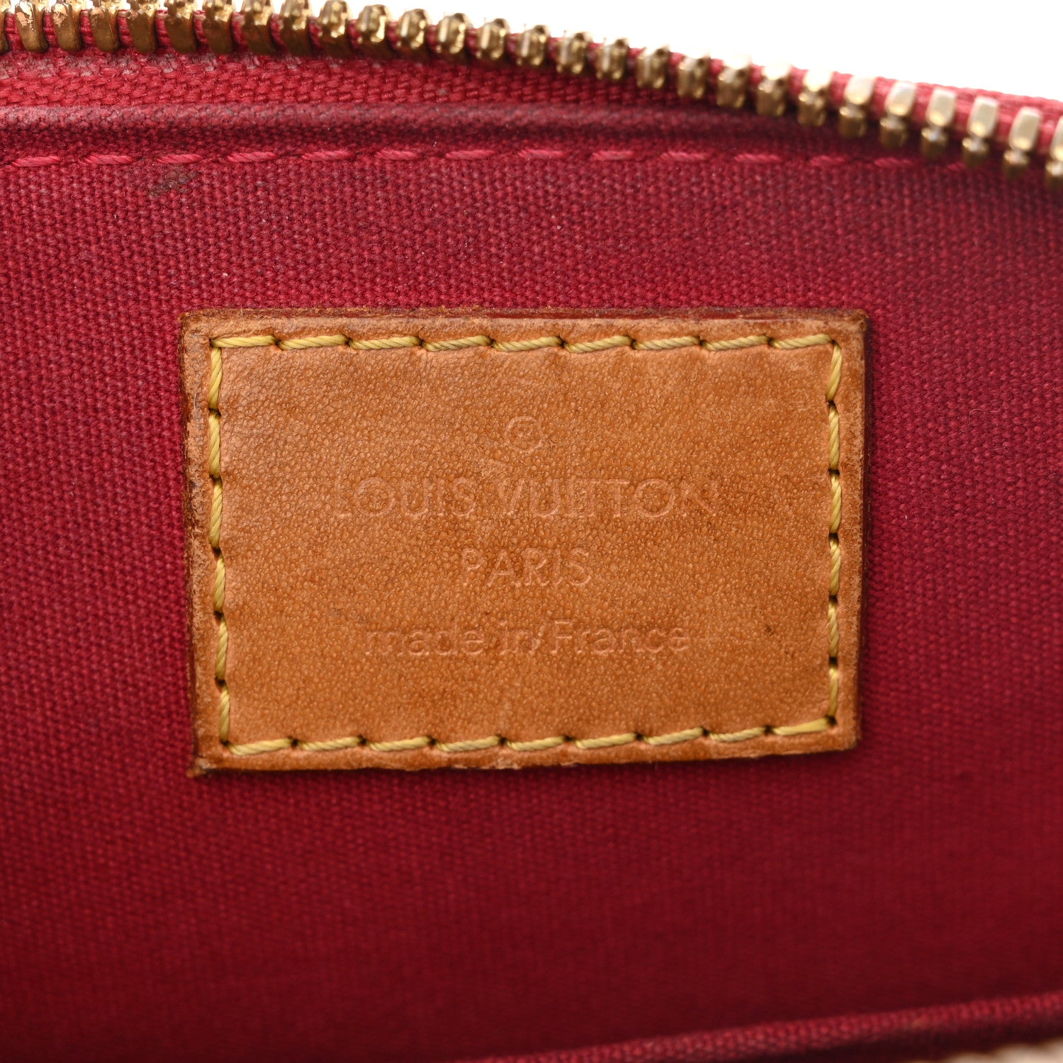 Louis Vuitton Vernis Alma BB Cherry 6 of 11