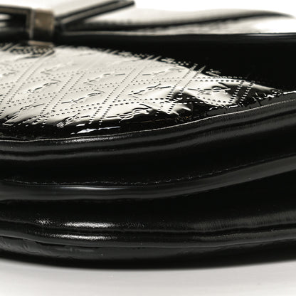 Saint Laurent Patent Embossed Small Le Monogramme Satchel Black 10 of 11