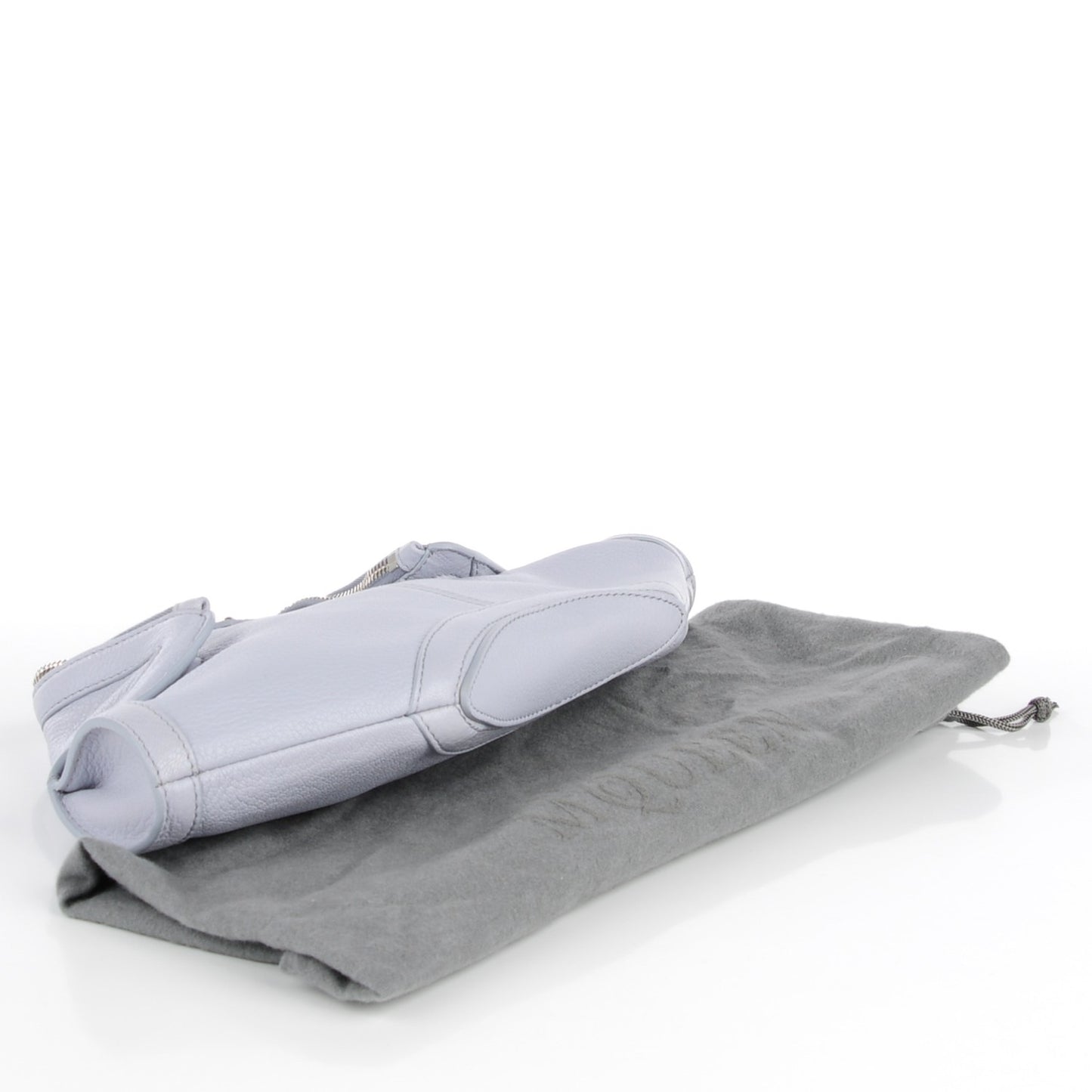 Calfskin De Manta Clutch Cloud Blue