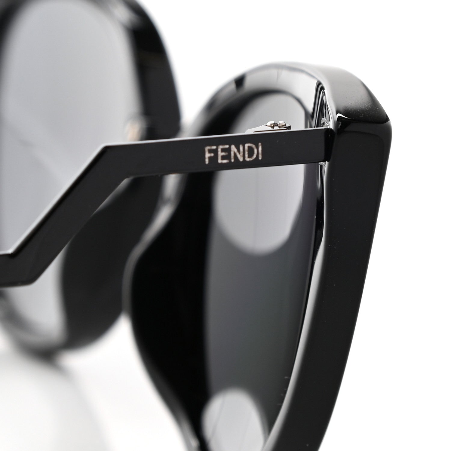 Fendi Acetate Orchidea Sunglasses FF 0118/S Black 4 of 6