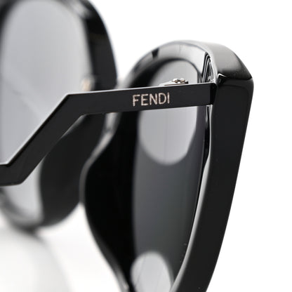 Fendi Acetate Orchidea Sunglasses FF 0118/S Black 4 of 6