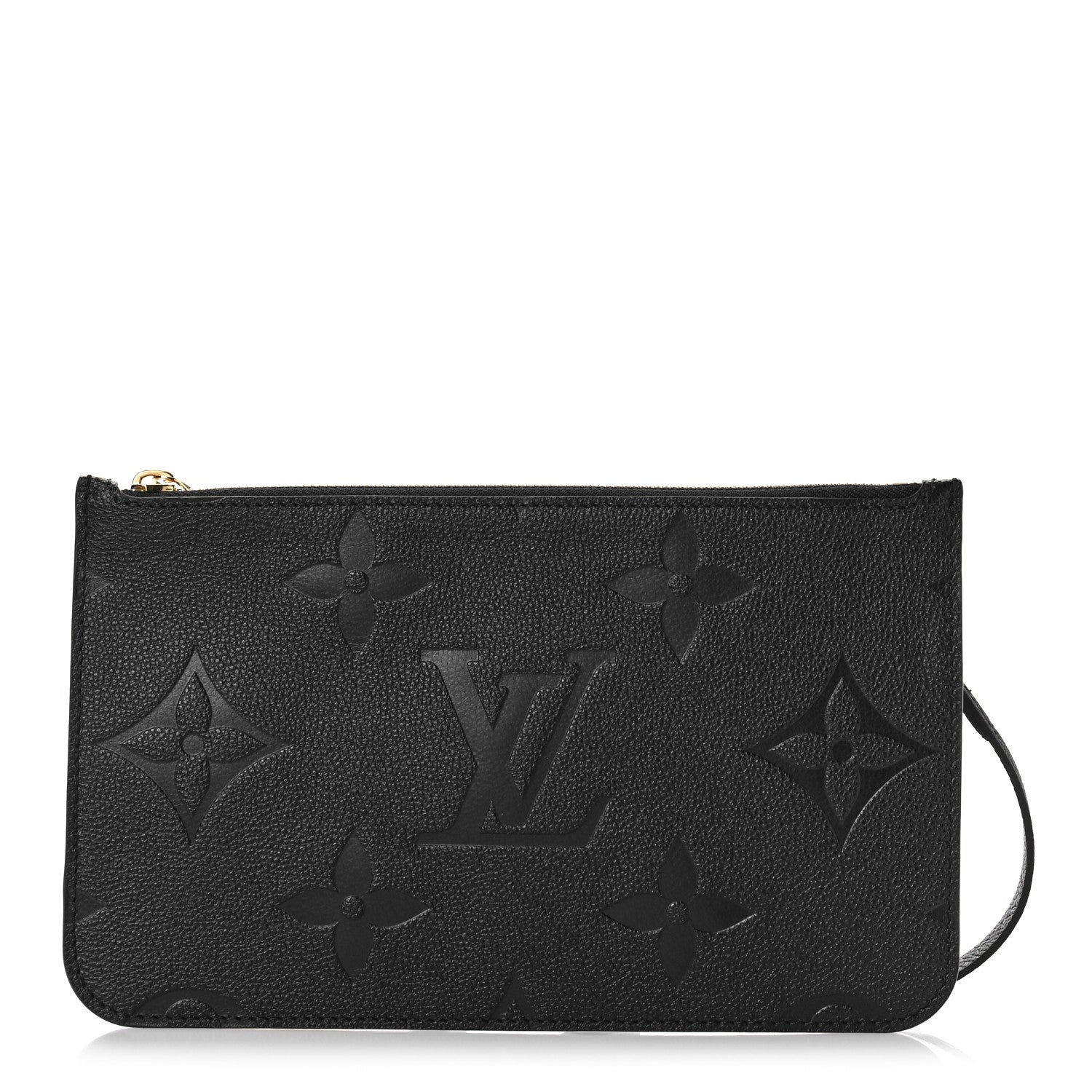 Louis Vuitton Empreinte Monogram Giant Neverfull MM Pochette Black 1 of 7