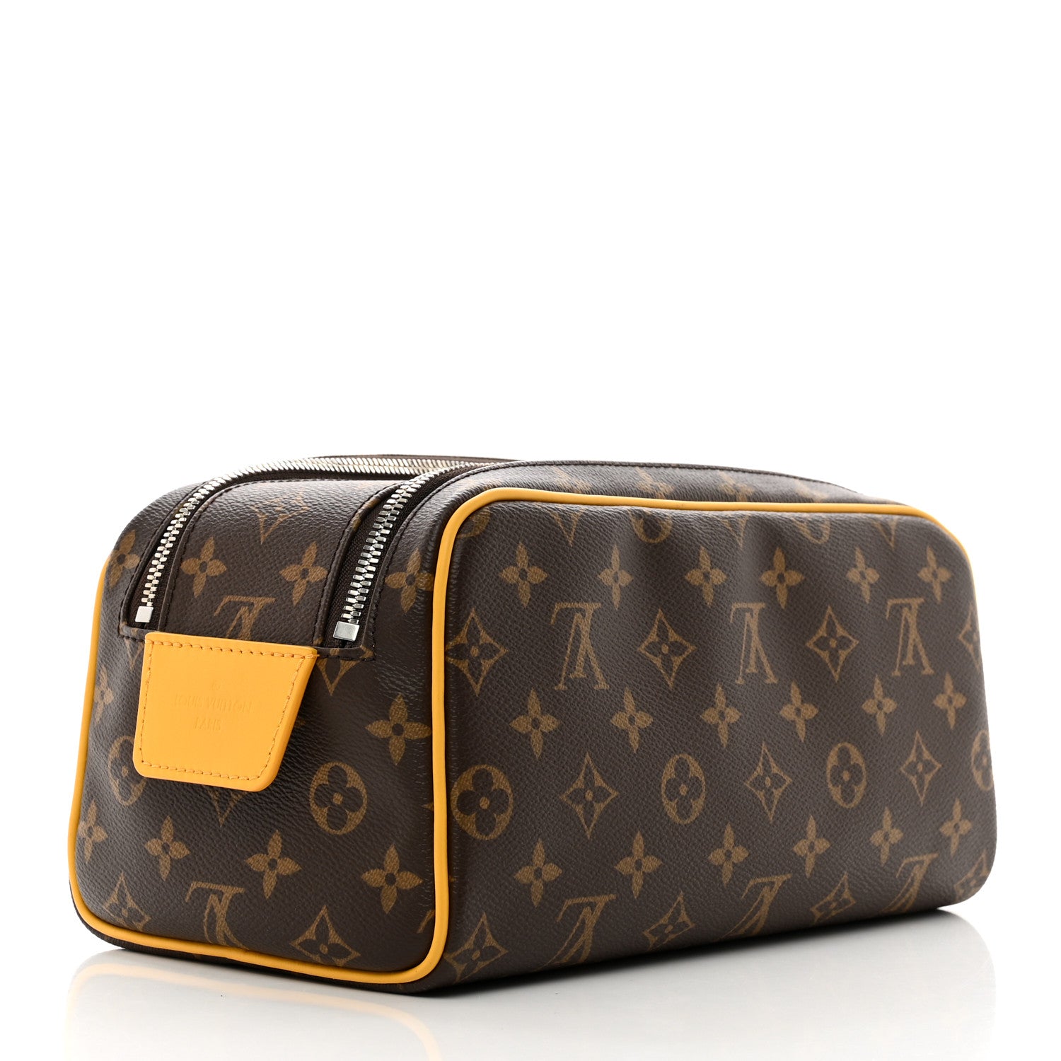 Louis Vuitton Monogram Dopp Kit Toilet Pouch Jaune Mat 3 of 7