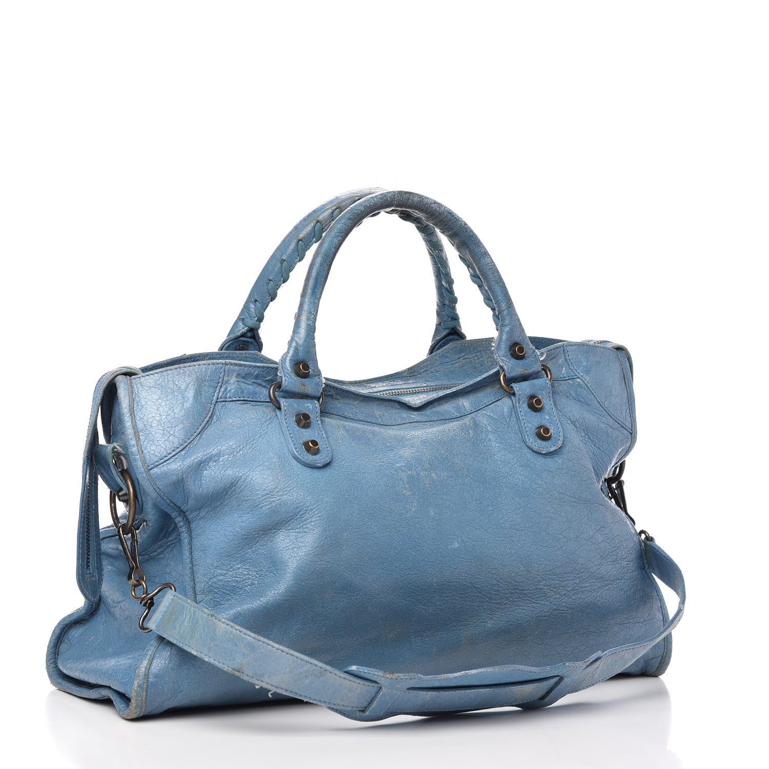 Balenciaga Agneau Classic Hardware City Aquamarine 3 of 14