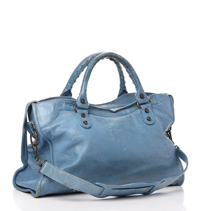 Balenciaga Agneau Classic Hardware City Aquamarine 3 of 14