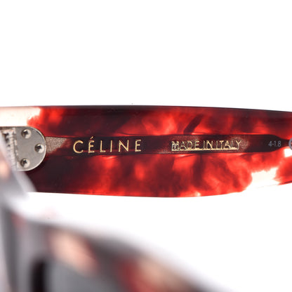 Celine Acetate Black Frame 02 Sunglasses CL40009I Red Havana 6 of 7