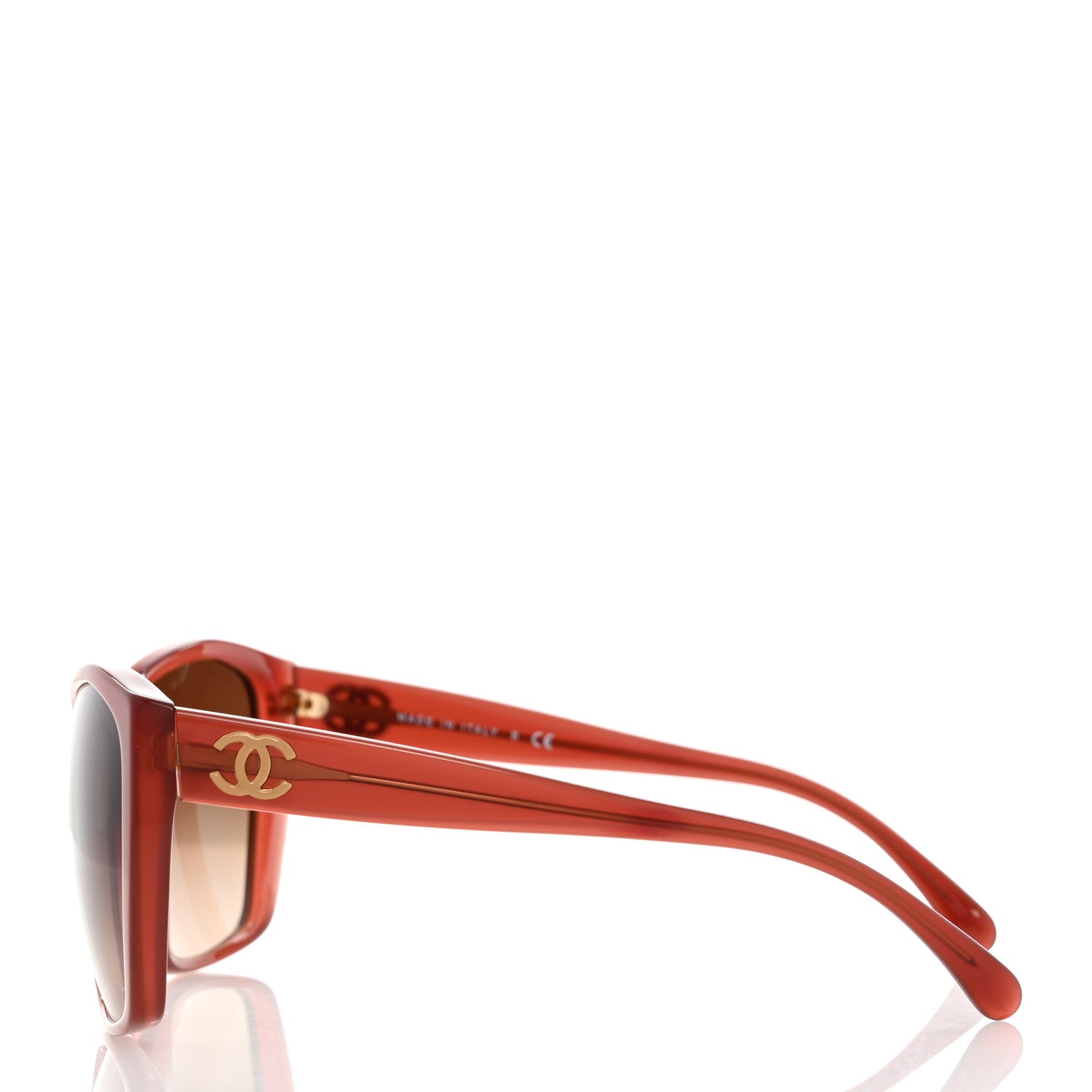 Chanel Acetate CC Sunglasses 5203 Red 3 of 8