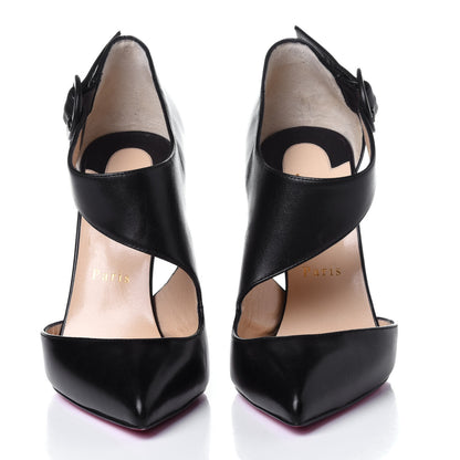 Christian Louboutin Nappa Sharpeta 100 Pumps 38 Black 2 of 10