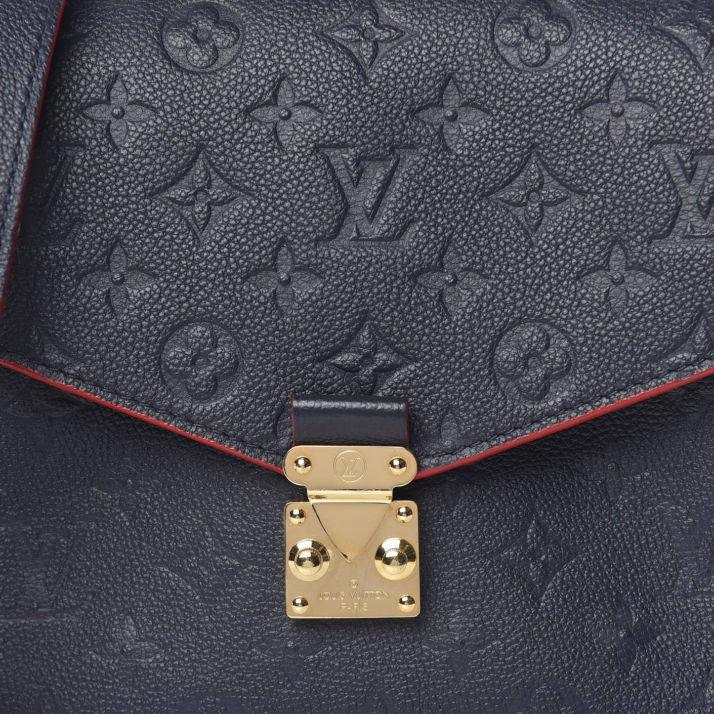 Empreinte Pochette Metis Marine Rouge