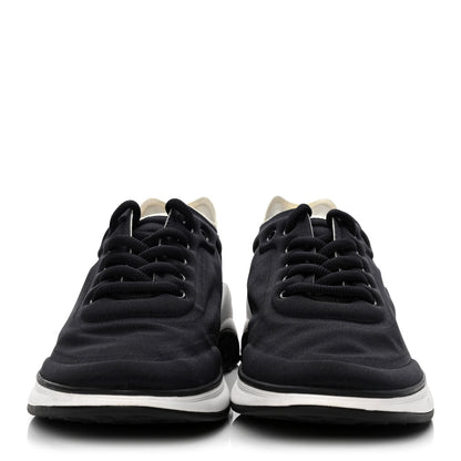 Chanel Lycra CC Sneakers 39 Black 2 of 5