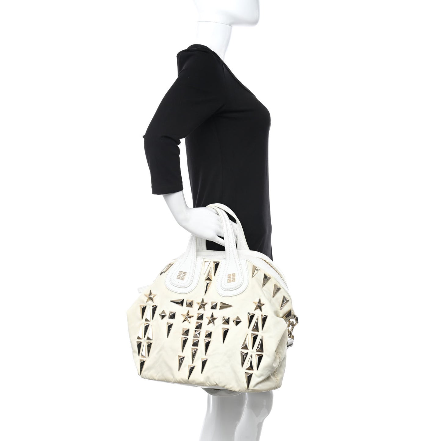 Nylon Studded Medium Nightingale Light Beige