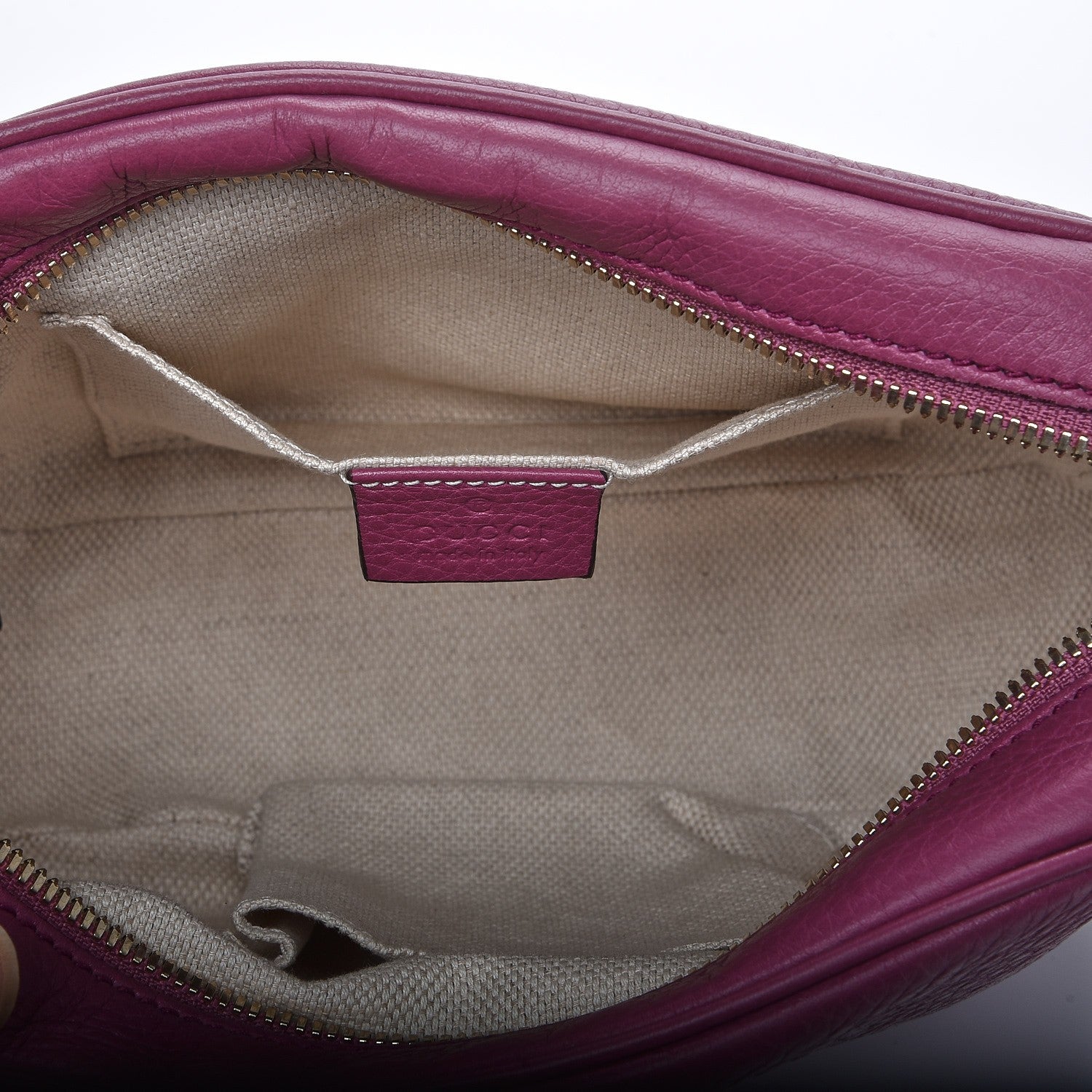 Gucci Pebbled Calfskin Small Soho Disco Bag Peonia Flower 5 of 7