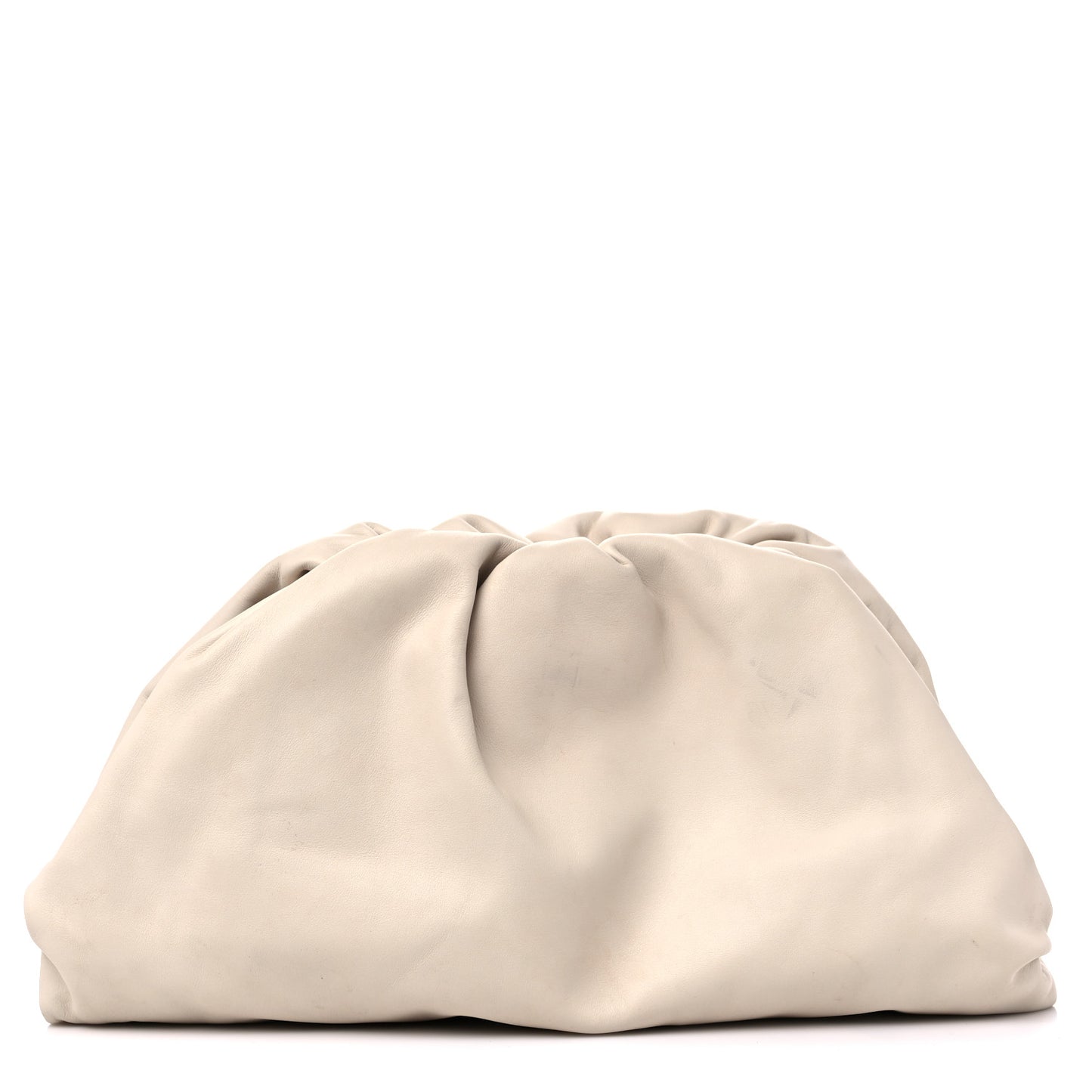 Smooth Butter Calf The Pouch Oversized Clutch Plaster